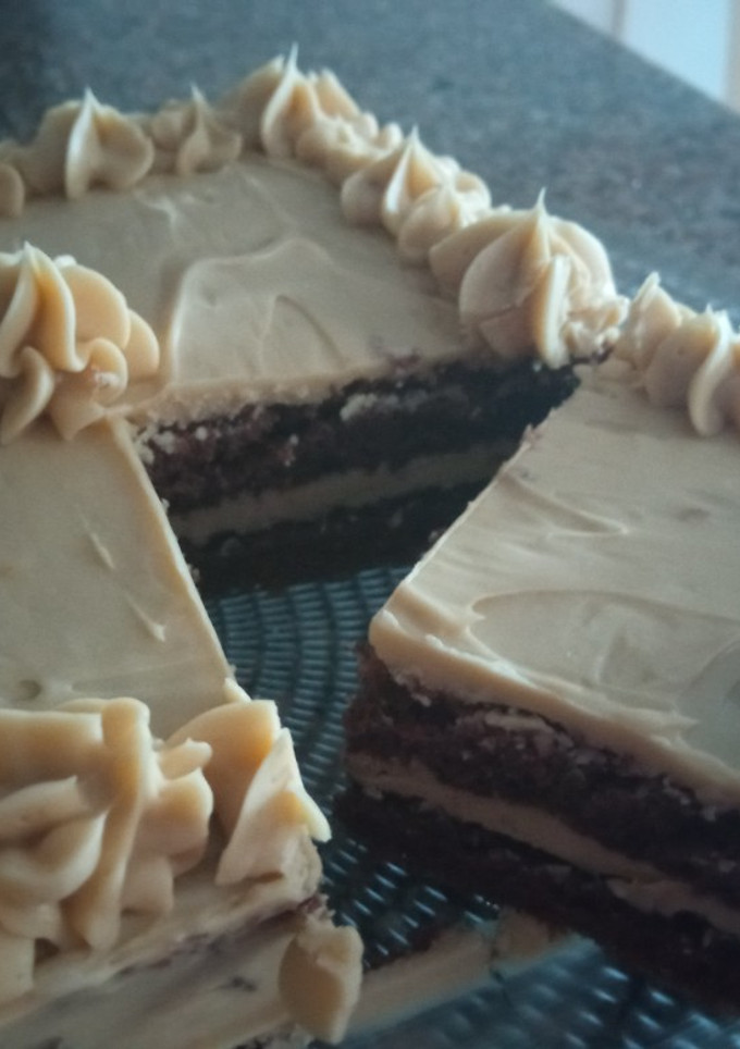 Una foto de Pastel de Moka