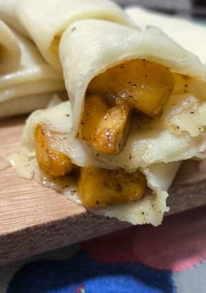 Foto resep Banana Crepes Roll