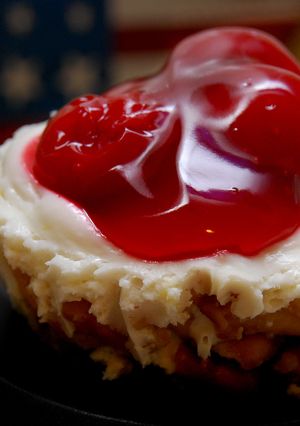 A picture of Quick Cherry Cheesecake Bites.