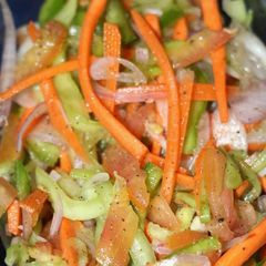 A picture of Kachumar salad 🥗.