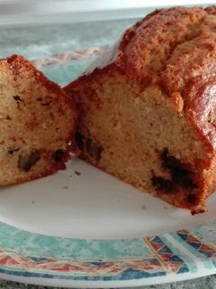 Una foto de Bizcocho con chocolate y nueces