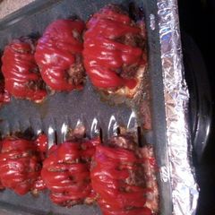 A picture of Venison & Hamburger Mini Meatloaf.