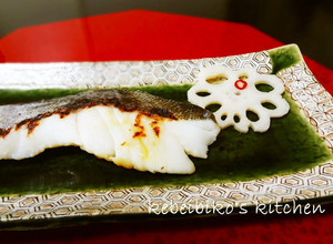 A picture of Haddock Marinated in Shio-Koji & Amazake.