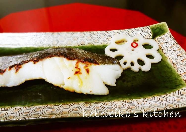 Recipe of Ultimate Haddock Marinated in Shio-Koji &amp; Amazake