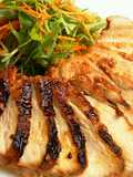 Chicken Breast Meat Seasoned with Soy Sauce Rice Malt