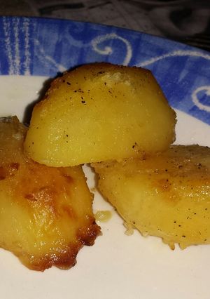 A picture of Roasted Olive Oil Potatoes.