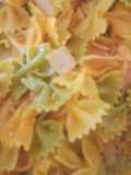 Pasta frita con bacon