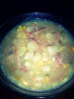A picture of spicy smoked lima beans.