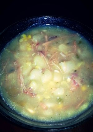 A picture of spicy smoked lima beans.
