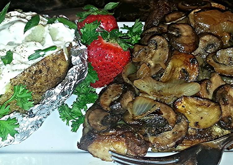 Recipe of Super Quick Homemade Mike&#39;s Tender T-Bones &amp; Scrumptious Sides