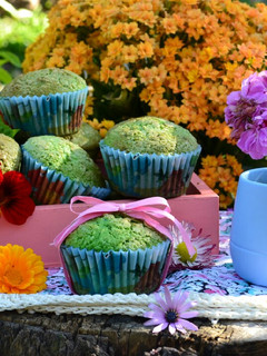 Una foto de Muffins de limón y arvejas🤓