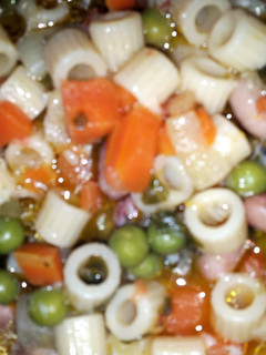 A picture of PASTA and BEAN SOUP.
