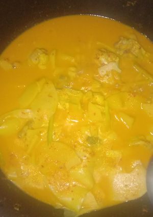 Foto resep Gulai ayam+rebung nampoul