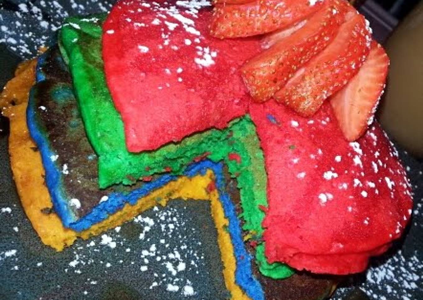 Ray”s Rainbow Pancakes