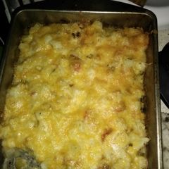 Crawfish hash brown casserole A picture of Crawfish hash brown casserole.