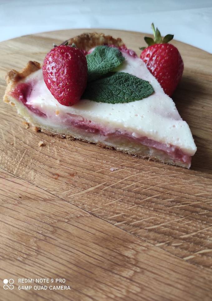 Тарт полунично-банановий 🍓