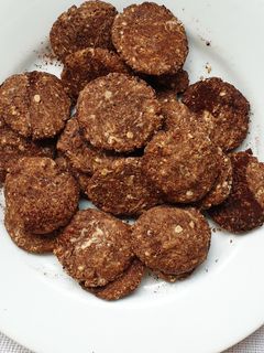 Une photo de Biscuits cacao noisette (sans Sucre ajouté)