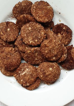 Une photo de Biscuits cacao noisette (sans Sucre ajouté)
