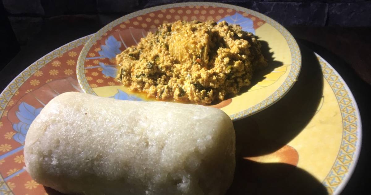 Garri And Egwusi Soup Recipe By Chef Gold Cookpad