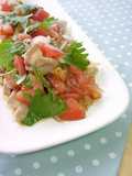Pork Belly with Chunky Vegetable Dressing