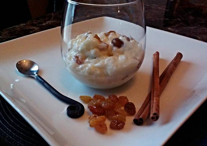 Easiest Way to Prepare Favorite Rum Raisin Rice Pudding