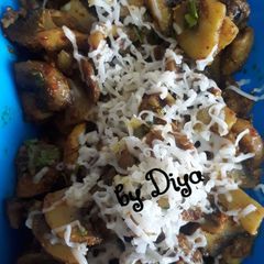A picture of Mushroom Masala.