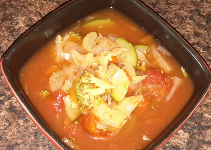 Simple Way to Prepare Speedy Loaded veggie soup