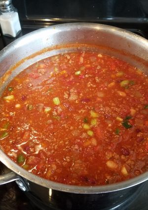 A picture of Ground Beef Chili.