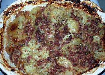 How To Making Recipe Corned Beef Scalloped Potatoes Savory Delicious How To Making Recipe Corned Beef Scalloped Potatoes Savory Delicious