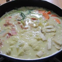 A picture of Creamed Corn Hot Pot.