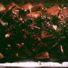A picture of Chunky Chocolate Bread and Butter Pudding.