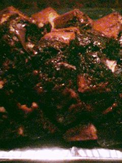 A picture of Chunky Chocolate Bread and Butter Pudding.