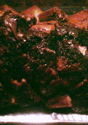 A picture of Chunky Chocolate Bread and Butter Pudding.
