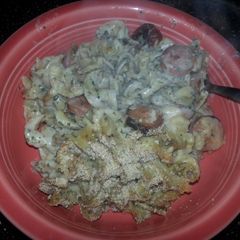 A picture of Hot dog Casserole.