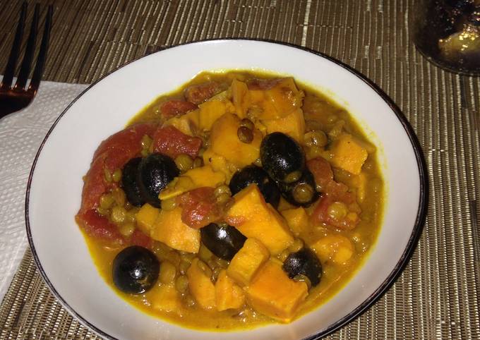 Sweet Potato Lentil "Curry"