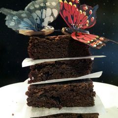 A picture of AMIEs COCOA Brownies.