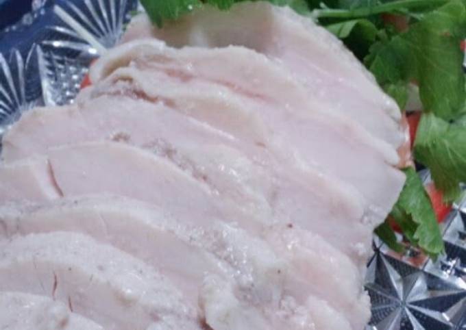 Recipe of Mario Batali A Hint of Chinese Five Spiced Chicken Ham with Soy Sauce Malt