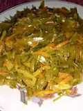 শিম গাজর আলু মিক্স ভাজি