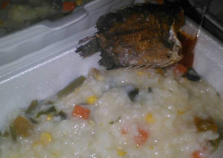 Resep: Bubur jalo alias bubur manado ala Amirah kitchen Enak