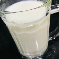 A picture of Badam Milkshake.