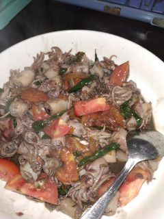 Foto resep Tumis baby cumi cabe ijo