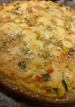 Una foto de Tarta de verduras y quesos