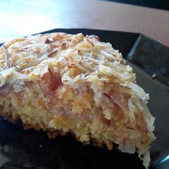 A picture of Raspberry & Coconut slice.