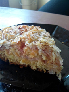 A picture of Raspberry & Coconut slice.