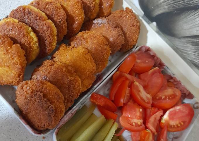 طرز تهیه فلافل خانگی ساده و خوشمزه توسط fateme@ - کوکپد