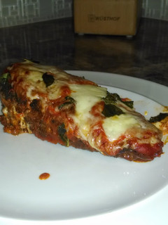 A picture of Chicken Parmesan.