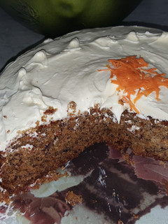 A picture of CARROT CAKE.