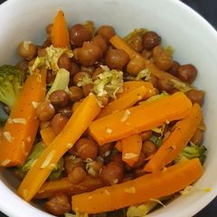 Chickpea Broccoli salad A picture of Chickpea Broccoli salad.