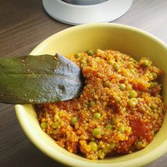 A picture of Spiced Quinoa in Tomato Sauce.