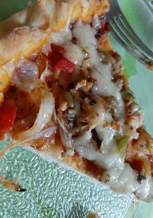 Una foto de Pizza